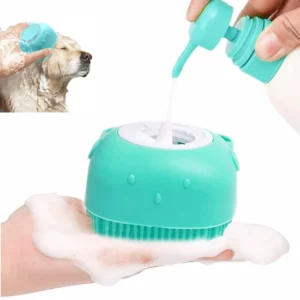 SilkySoak Silicone Dog Bath Brush